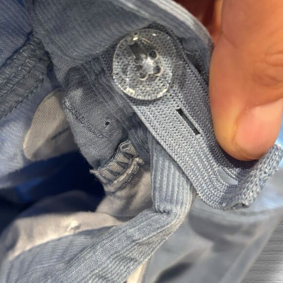 Gymboree Girls 4T Blue Pants Embroidered Daisy Flowers Ruffle Hem 2010 - Picture 3 of 4